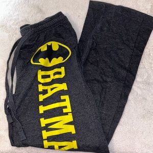 Small Mens GREY Batman Pajama pants